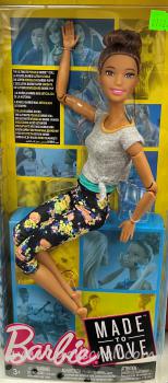 Mattel - Barbie - Made to Move - Original with Brunette Updo - Poupée